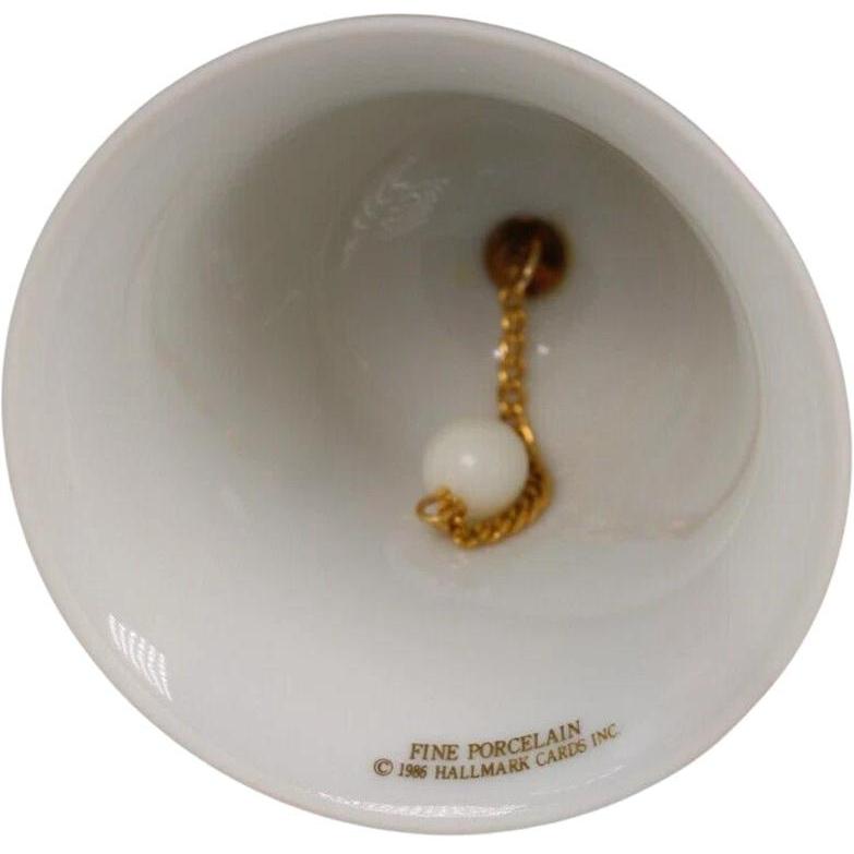 1986 Mother and Dad Porcelain Bell Hallmark Ornament (Bell) QX4316