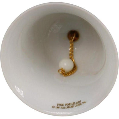 1986 Mother and Dad Porcelain Bell Hallmark Ornament (Bell) QX4316