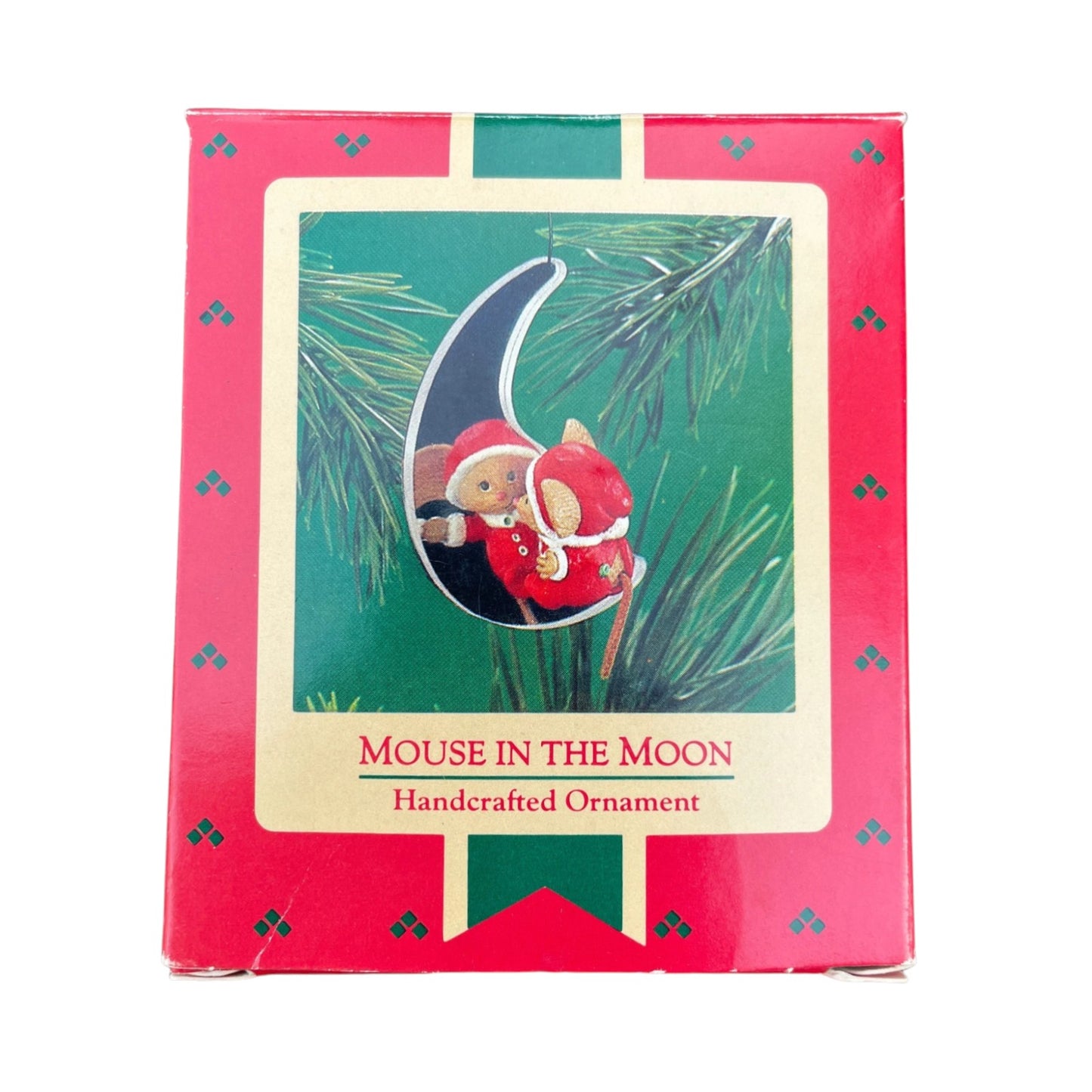 1986 Mouse in the Moon Hallmark Ornament (Mouse) QX4166 Image2