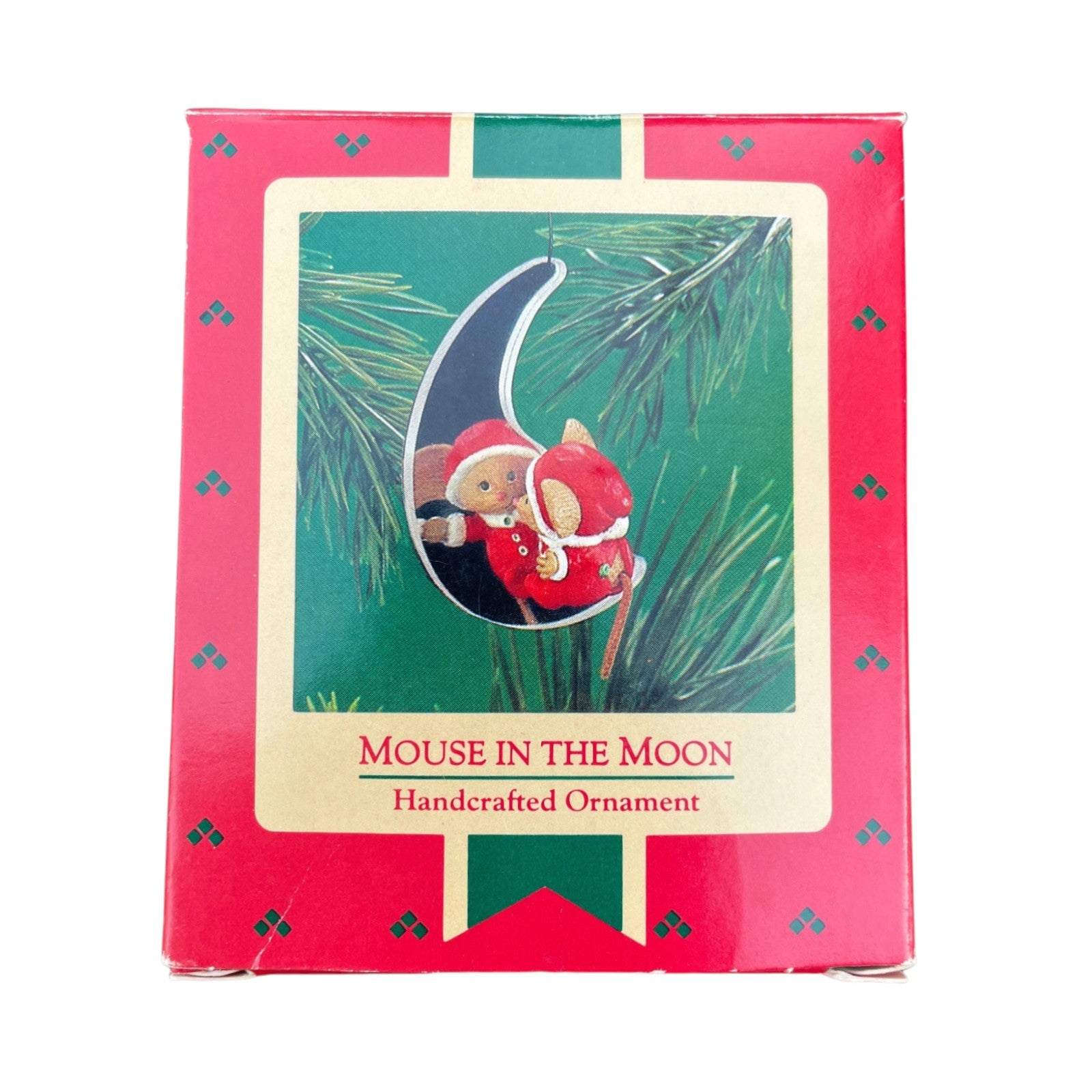 1986 Mouse in the Moon Hallmark Ornament (Mouse) QX4166 Image2