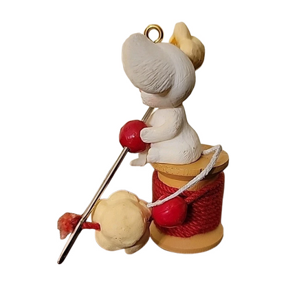 1986 Popcorn Mouse Hallmark Ornament (Mouse) QX4213 Image3