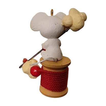 1986 Popcorn Mouse Hallmark Ornament (Mouse) QX4213 Image4