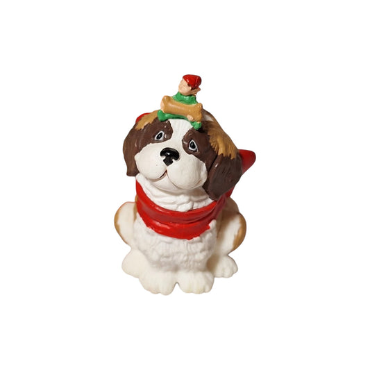 1986 Puppy's Best Friend Hallmark Ornament (Animal) QX4203 Image1
