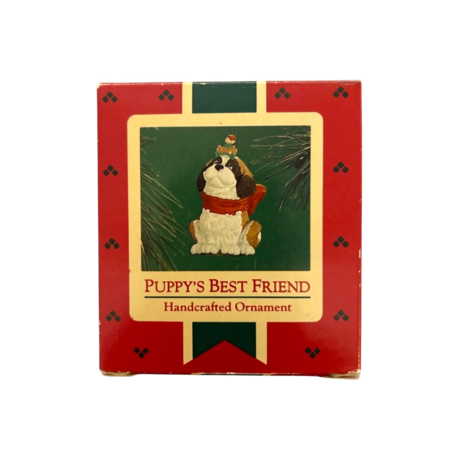 1986 Puppy's Best Friend Hallmark Ornament (Animal) QX4203 Image2