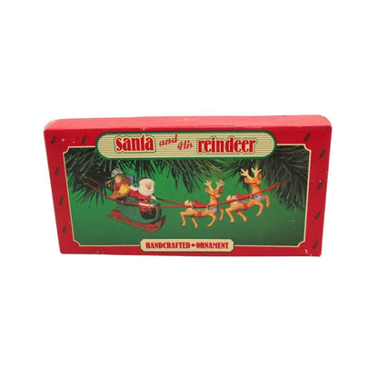 1986 Santa and His Reindeer (Reindeer)