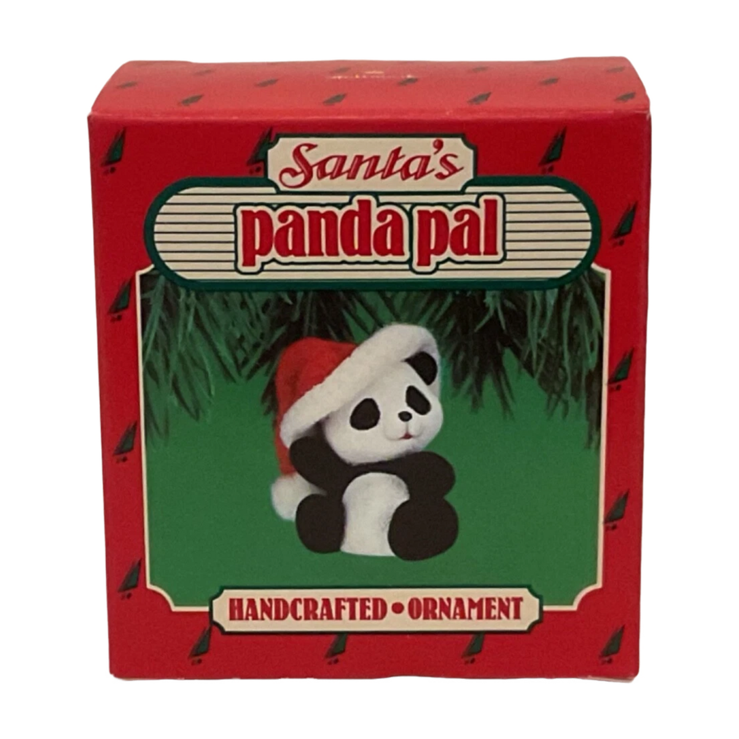 1986 Santa's Panda Pal Hallmark Ornament (Animal) QXO4413 Image2