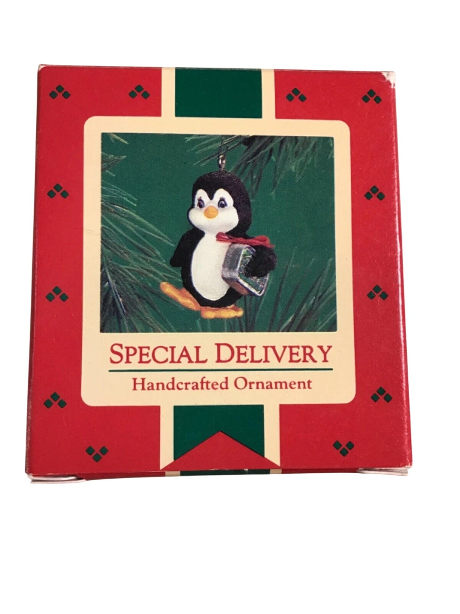 1986 Special Delivery Hallmark Ornament (Penguins) QX4156