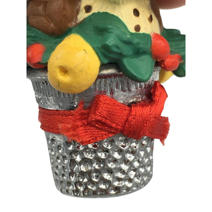 1986 Thimble Partridge Hallmark Ornament (Thimble) QX4066