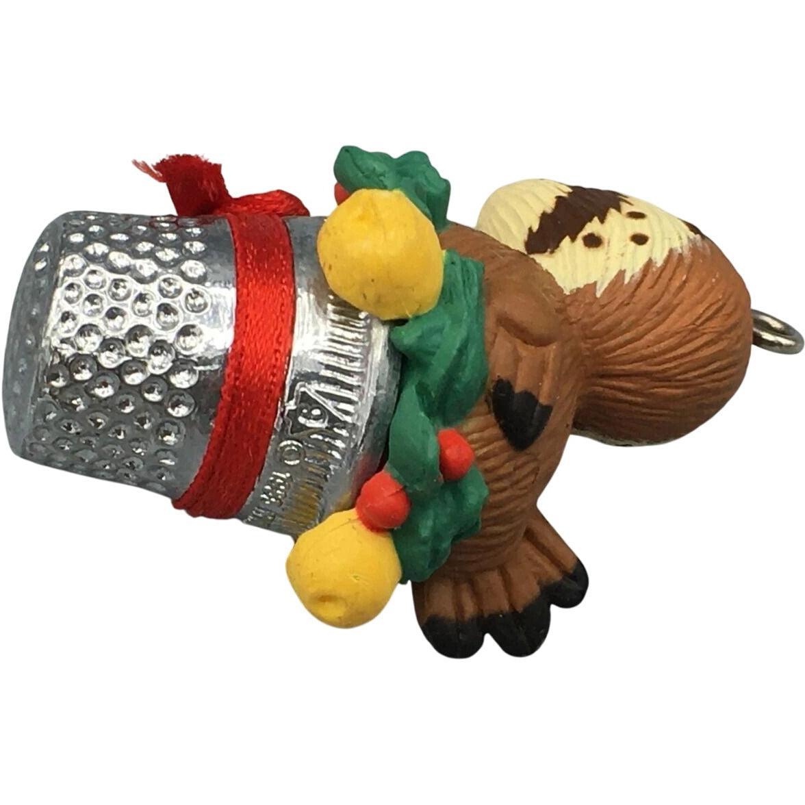 1986 Thimble Partridge Hallmark Ornament (Thimble) QX4066