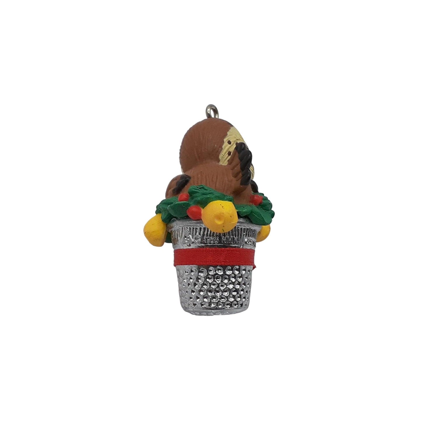 1986 Thimble Partridge Hallmark Ornament (Thimble) QX4066 Image5