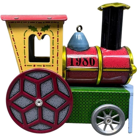 1986 Tin Locomotive Hallmark Ornament (Tin Locomotive) QX4036