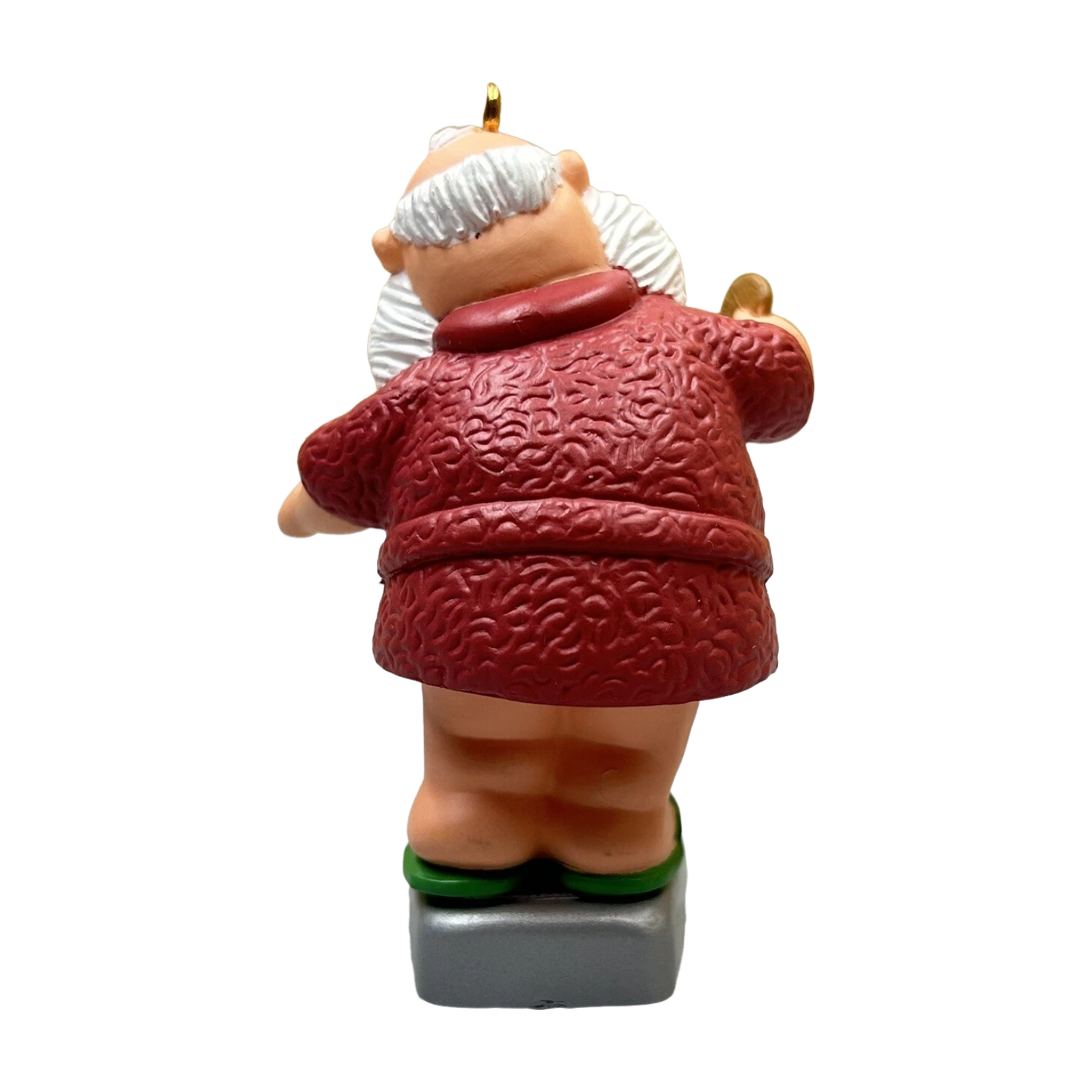 1986 Tipping the Scales Hallmark Ornament (Santa Claus) QX4186 Image4