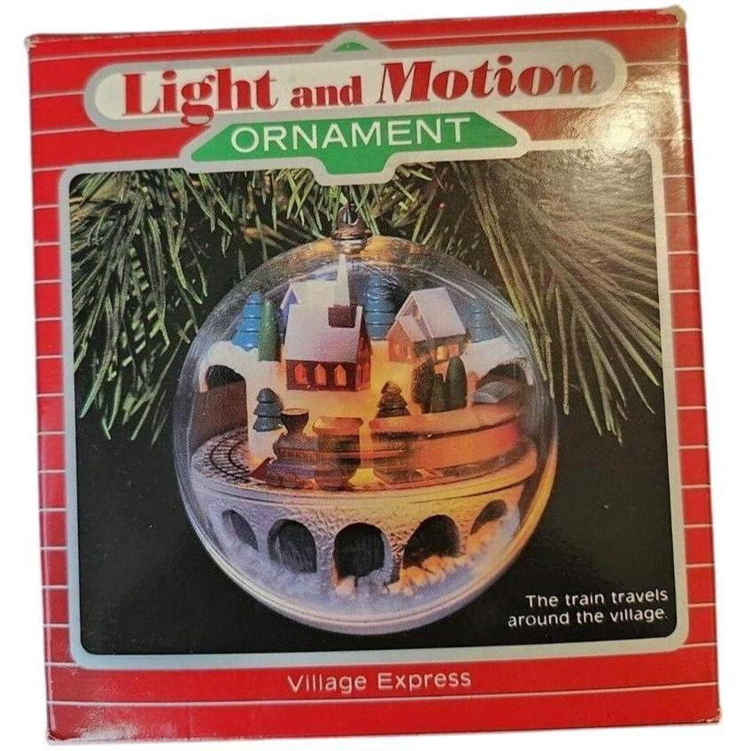 1986 Village Express Hallmark Ornament (Magic Globe) QLX7072