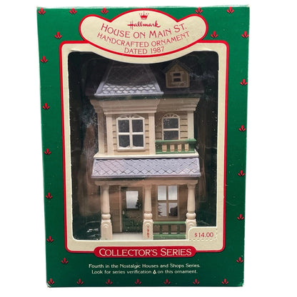 1987 House on Main St. Hallmark Ornament (Nostalgic Houses and Shops) QX4839