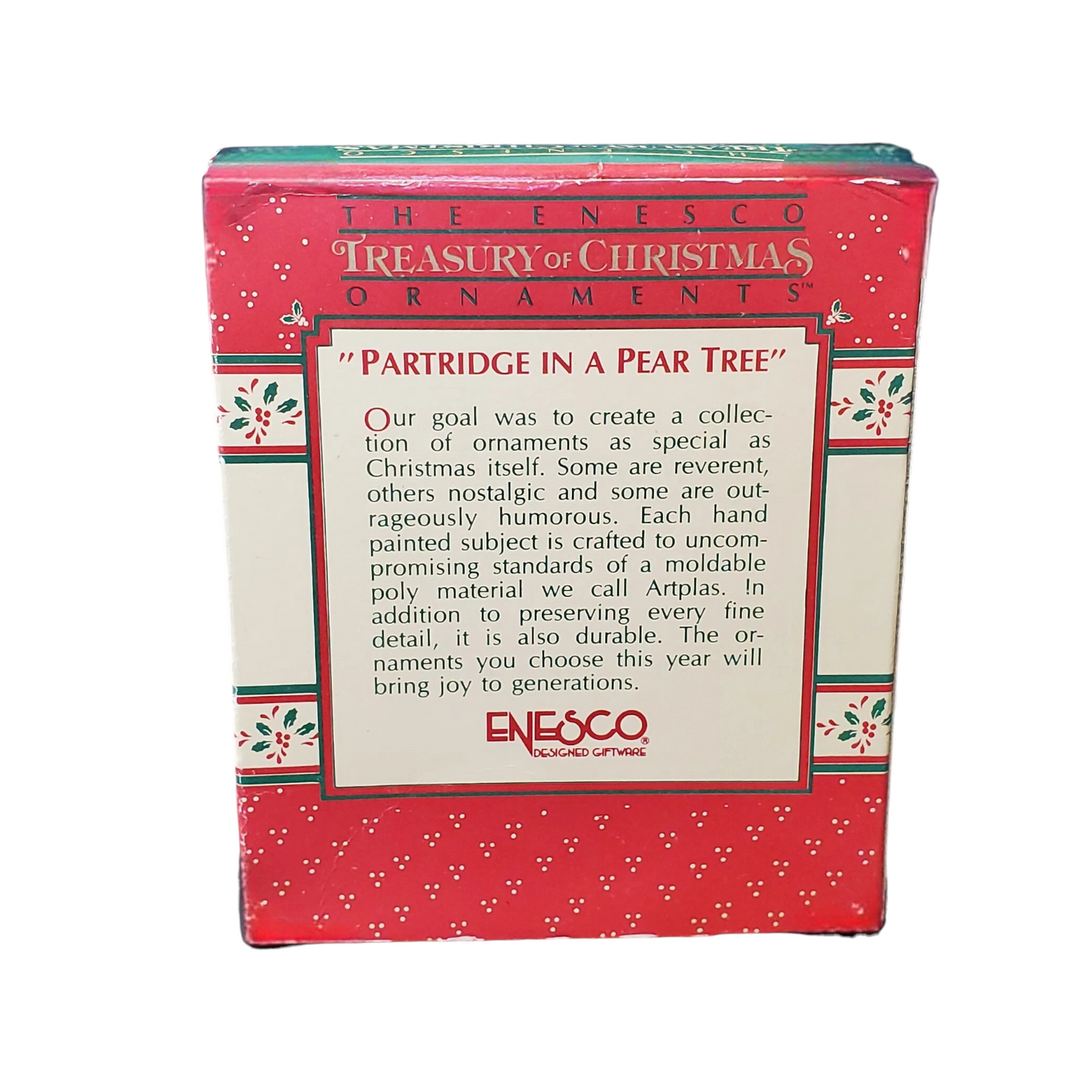 1987 Partridge in a Pear Tree - From The Twelve Days of Christmas (Enesco) 556173