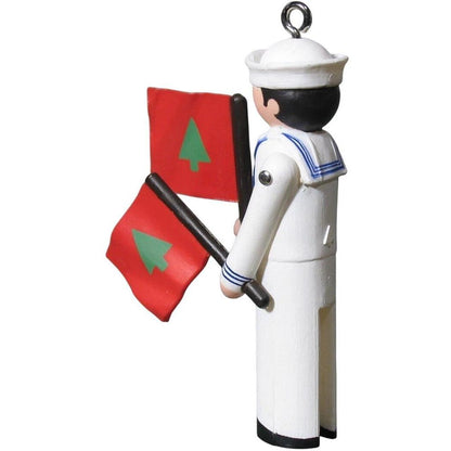 1987 Sailor Hallmark Ornament (Clothespin Soldier) QX4807