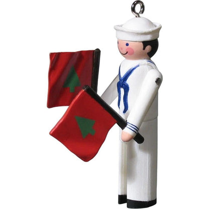 1987 Sailor Hallmark Ornament (Clothespin Soldier) QX4807