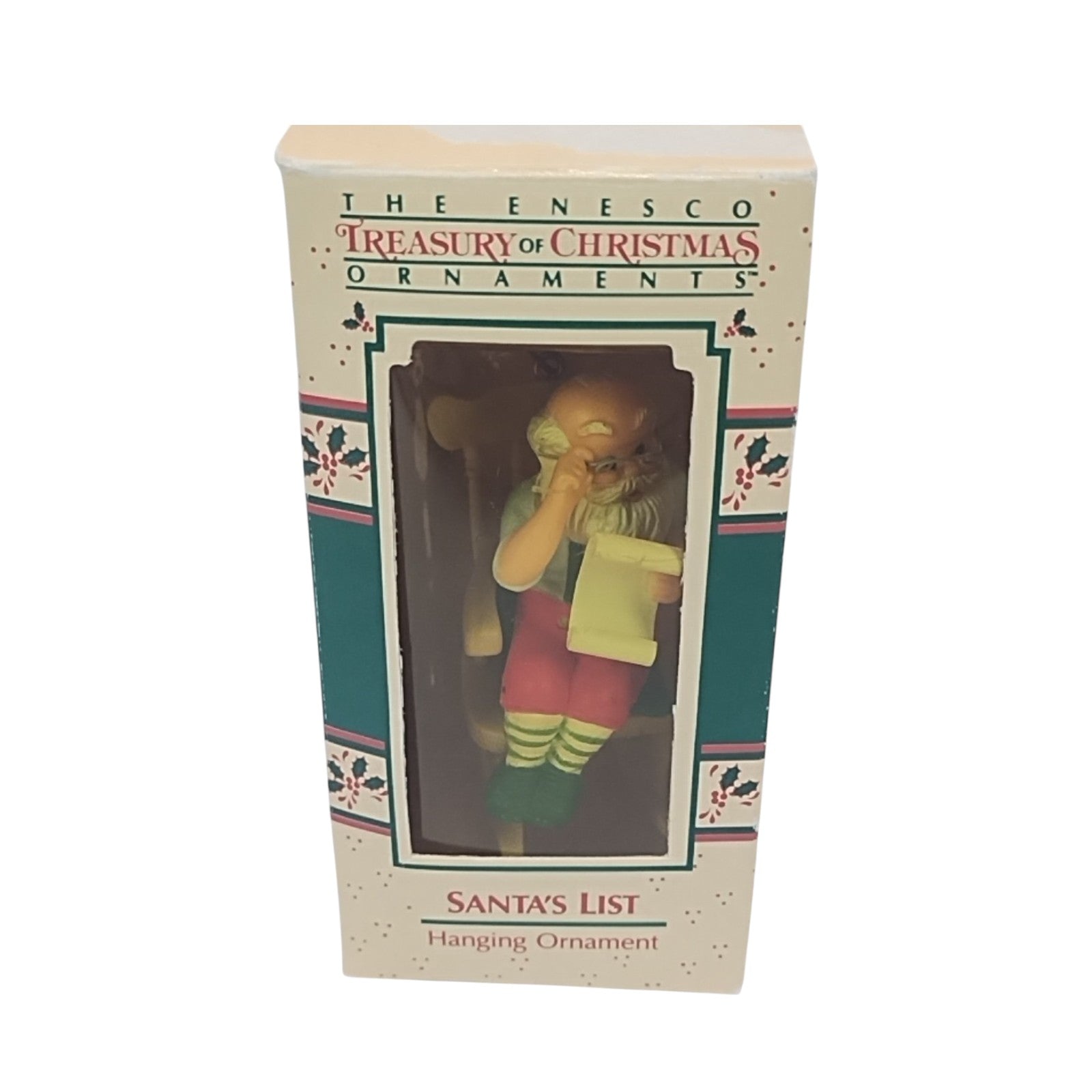 1987 Santa's List Enesco Ornament (Enesco) 556394