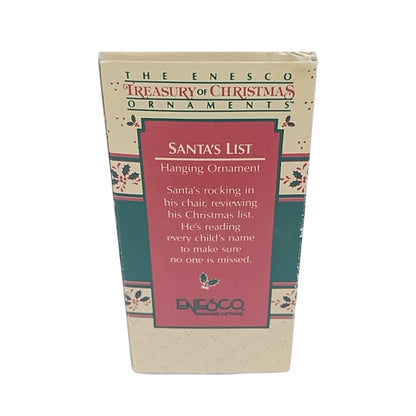 1987 Santa's List Enesco Ornament (Enesco) 556394
