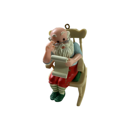 1987 Santa's List Enesco Ornament (Enesco) 556394
