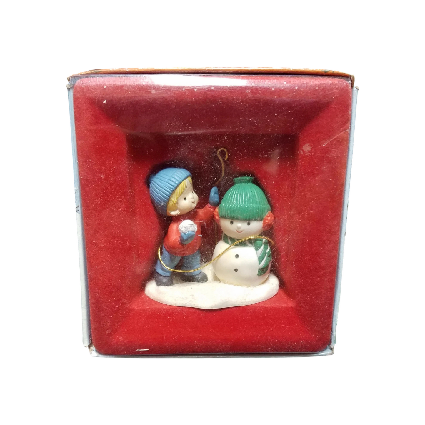 1987 Scooter Snowman - Country Cousins (Enesco) 556386