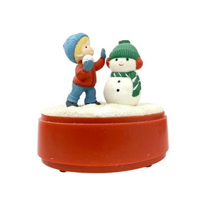 1987 Scooter Snowman - Country Cousins (Enesco) 556386