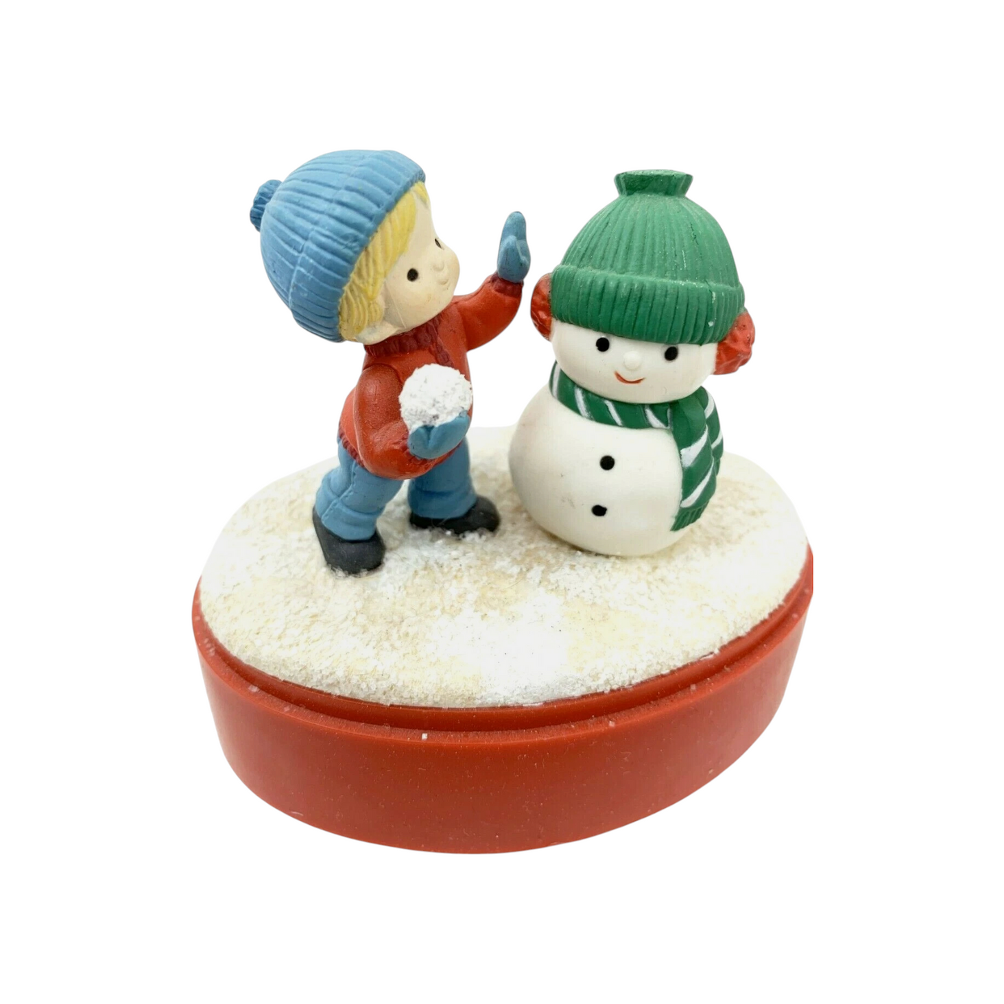 1987 Scooter Snowman - Country Cousins (Enesco) 556386