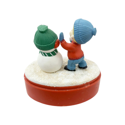 1987 Scooter Snowman - Country Cousins (Enesco) 556386