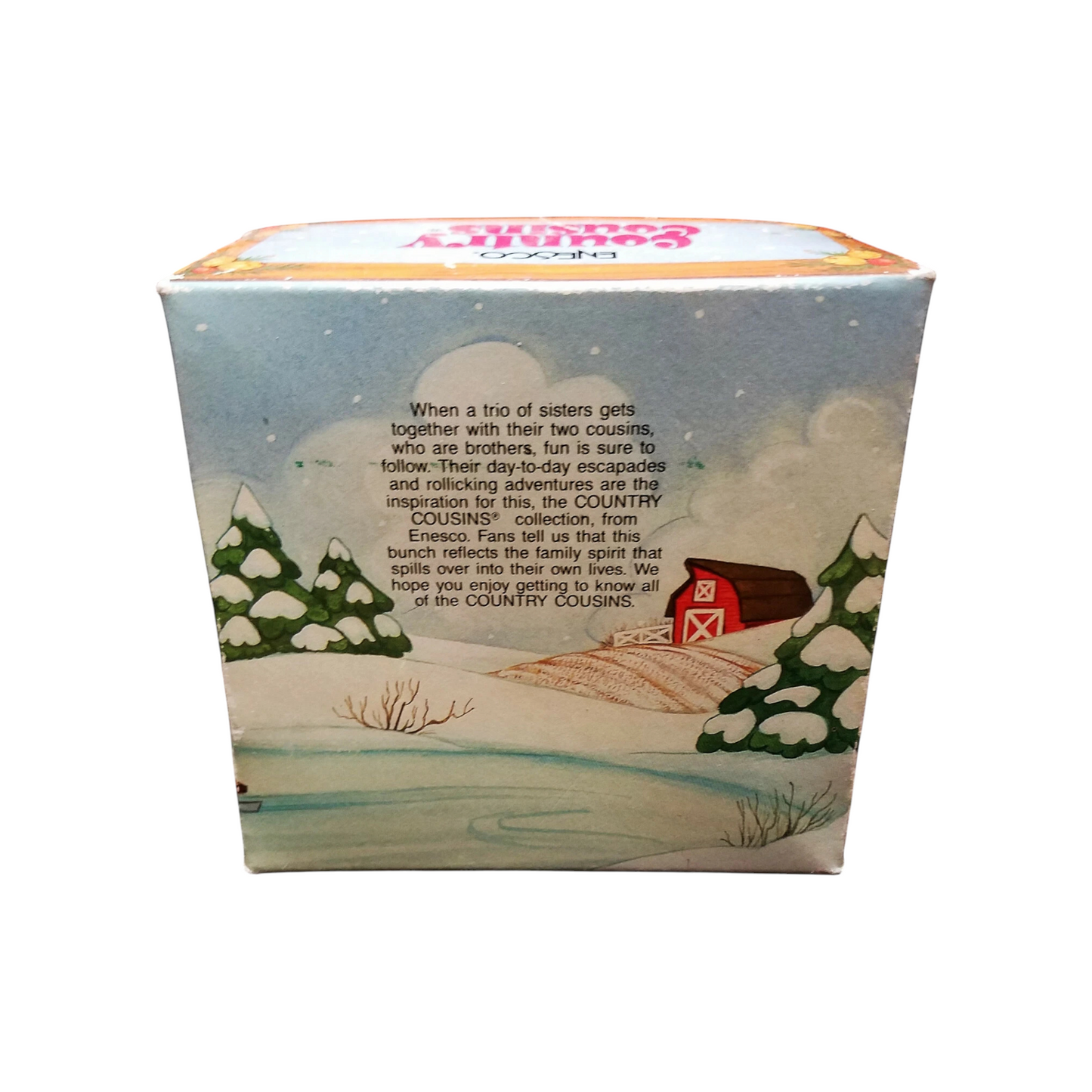 1987 Scooter Snowman - Country Cousins (Enesco) 556386