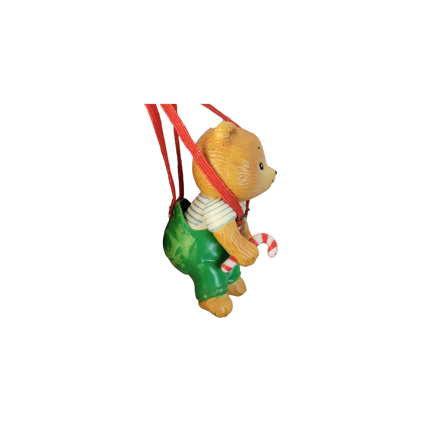 1987 Teddy’s Suspenders – Hanging Ornament (Teddy Bear – Enesco)