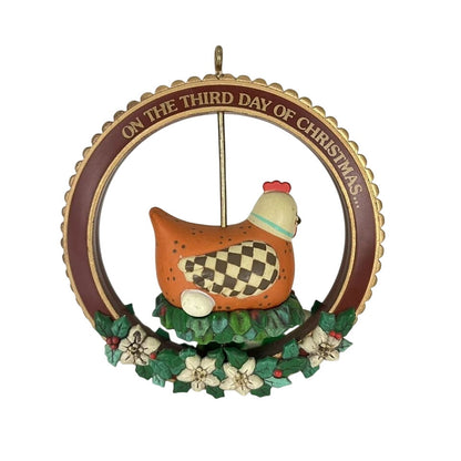 1987 Three French Hens - From The Twelve Days of Christmas (Enesco) 556440