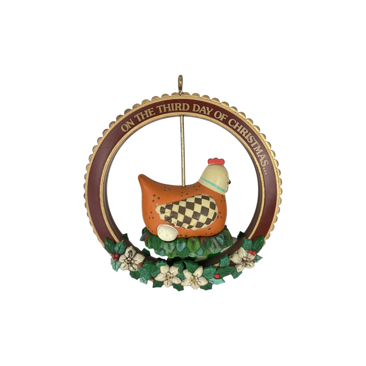 1987 Three French Hens - From The Twelve Days of Christmas (Enesco) 556440