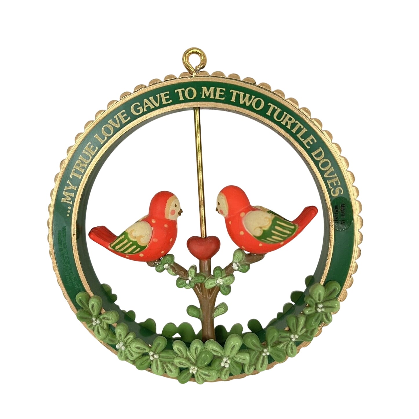 1987 Two Turtledoves - From The Twelve Days of Christmas (Enesco) 556432