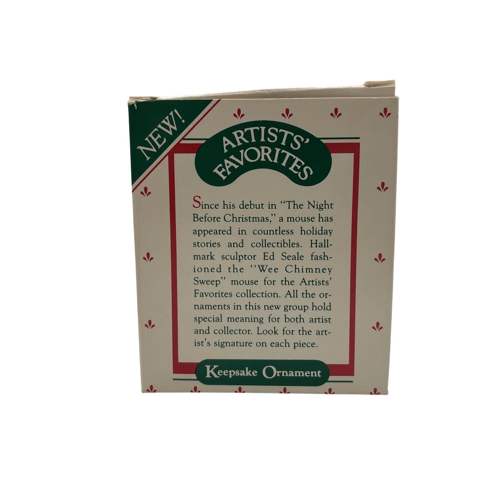 1987 Wee Chimney Sweep Hallmark Ornament (Mouse) QX4519