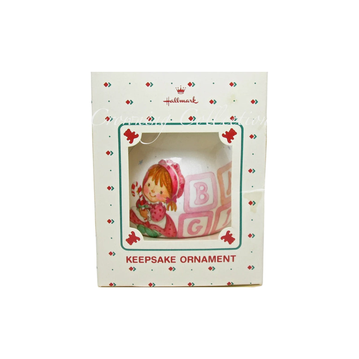 1987 Baby's First Christmas (Baby Girl) Hallmark Ornament QX274-7 Image2