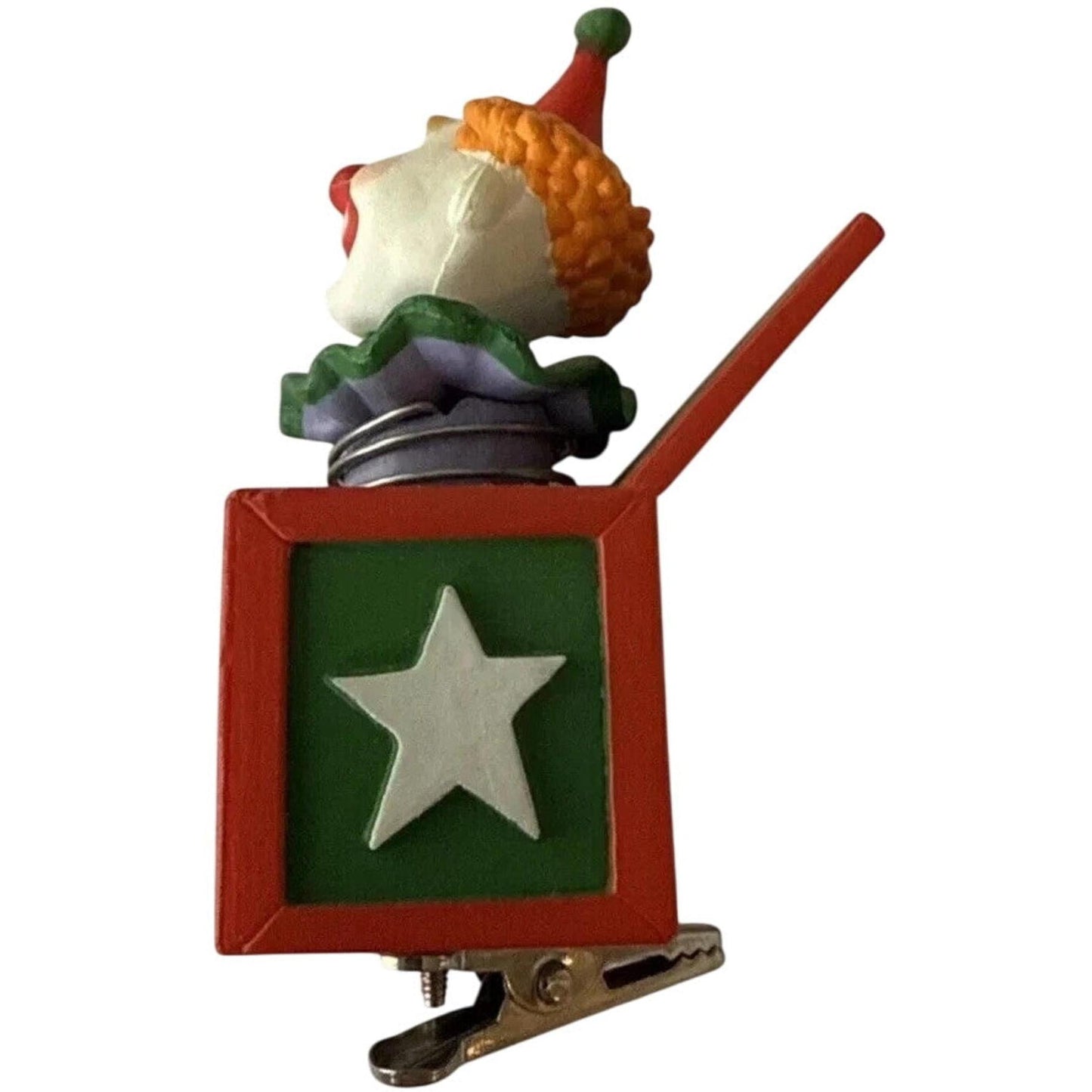 1987 Baby's Second Christmas Hallmark Ornament (Jack-in-the-Box Memories) QX4607