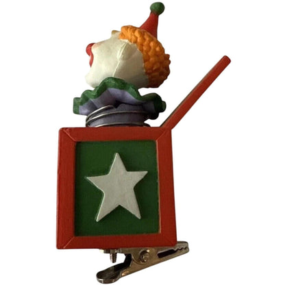 1987 Baby's Second Christmas Hallmark Ornament (Jack-in-the-Box Memories) QX4607