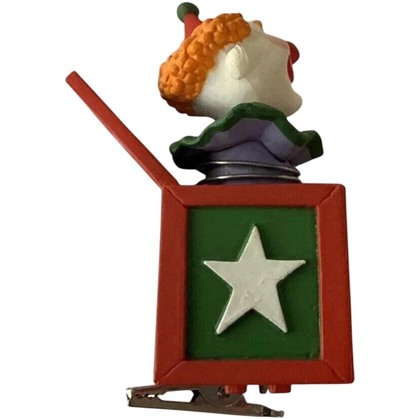 1987 Baby's Second Christmas Hallmark Ornament (Jack-in-the-Box Memories) QX4607