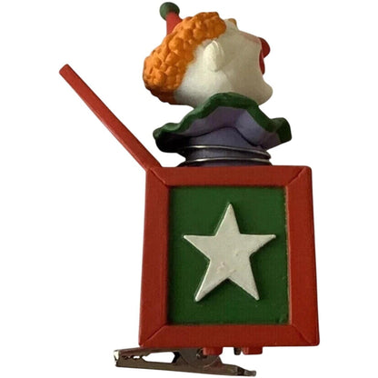 1987 Baby's Second Christmas Hallmark Ornament (Jack-in-the-Box Memories) QX4607