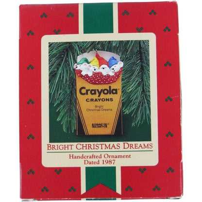 1987 Bright Christmas Dreams Hallmark Ornament (Crayola) QX4737