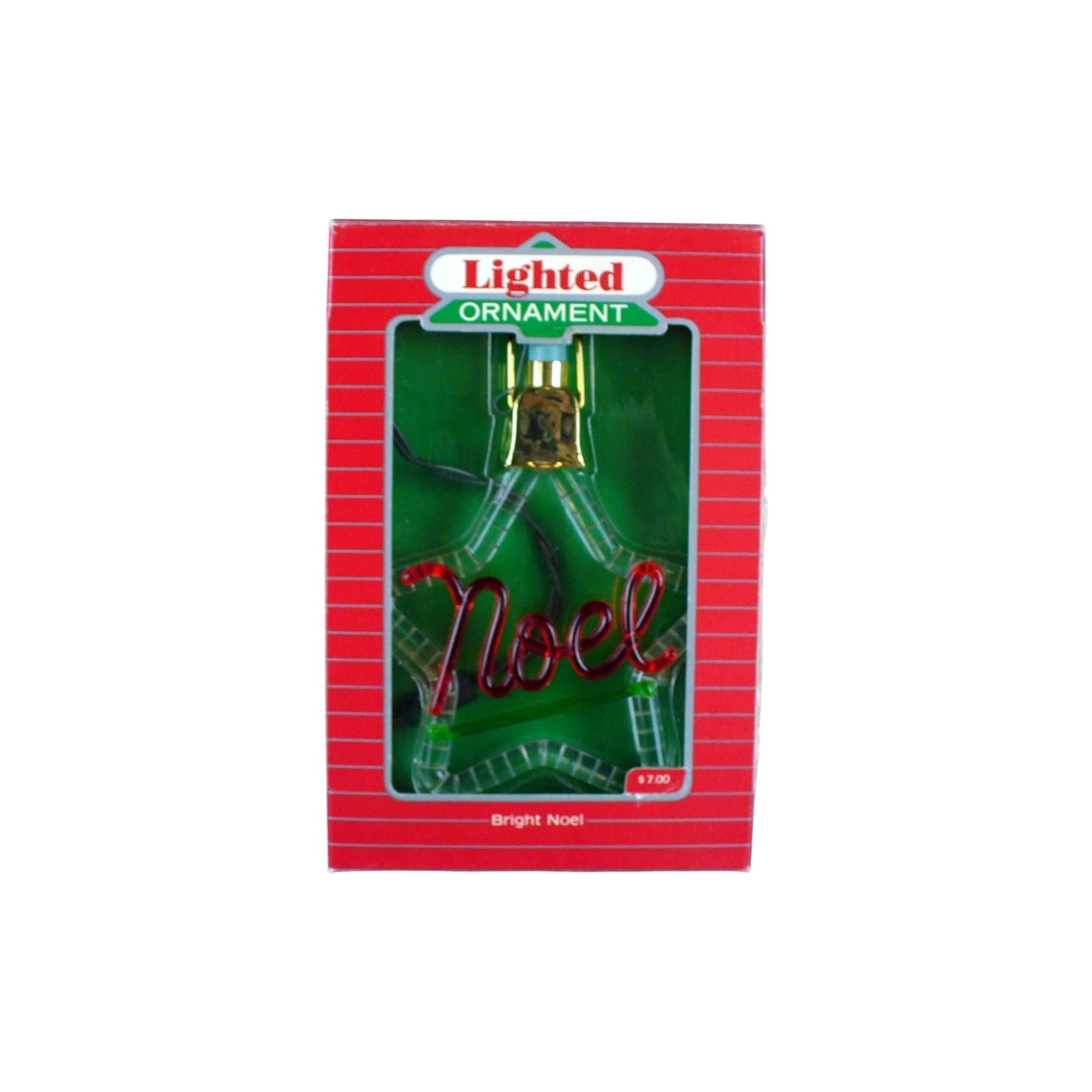 1987 Bright Noel (Star) Hallmark Ornament QLX705-9 Image2