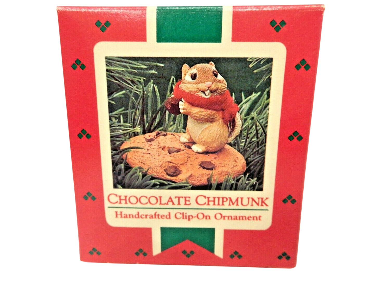 1987 Chocolate Chipmunk Hallmark Ornament (Cookie) QX4567