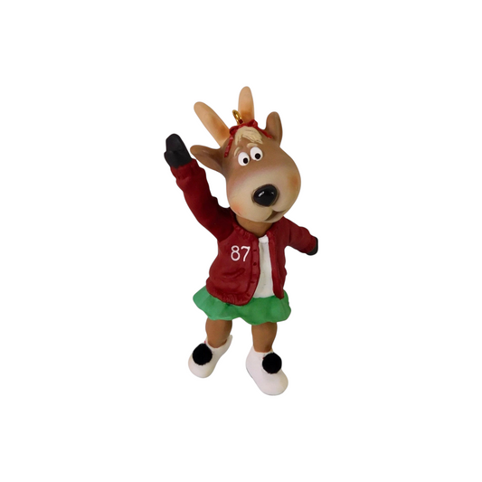 1987 Dancer Hallmark Ornament (Reindeer Champs) QX4809