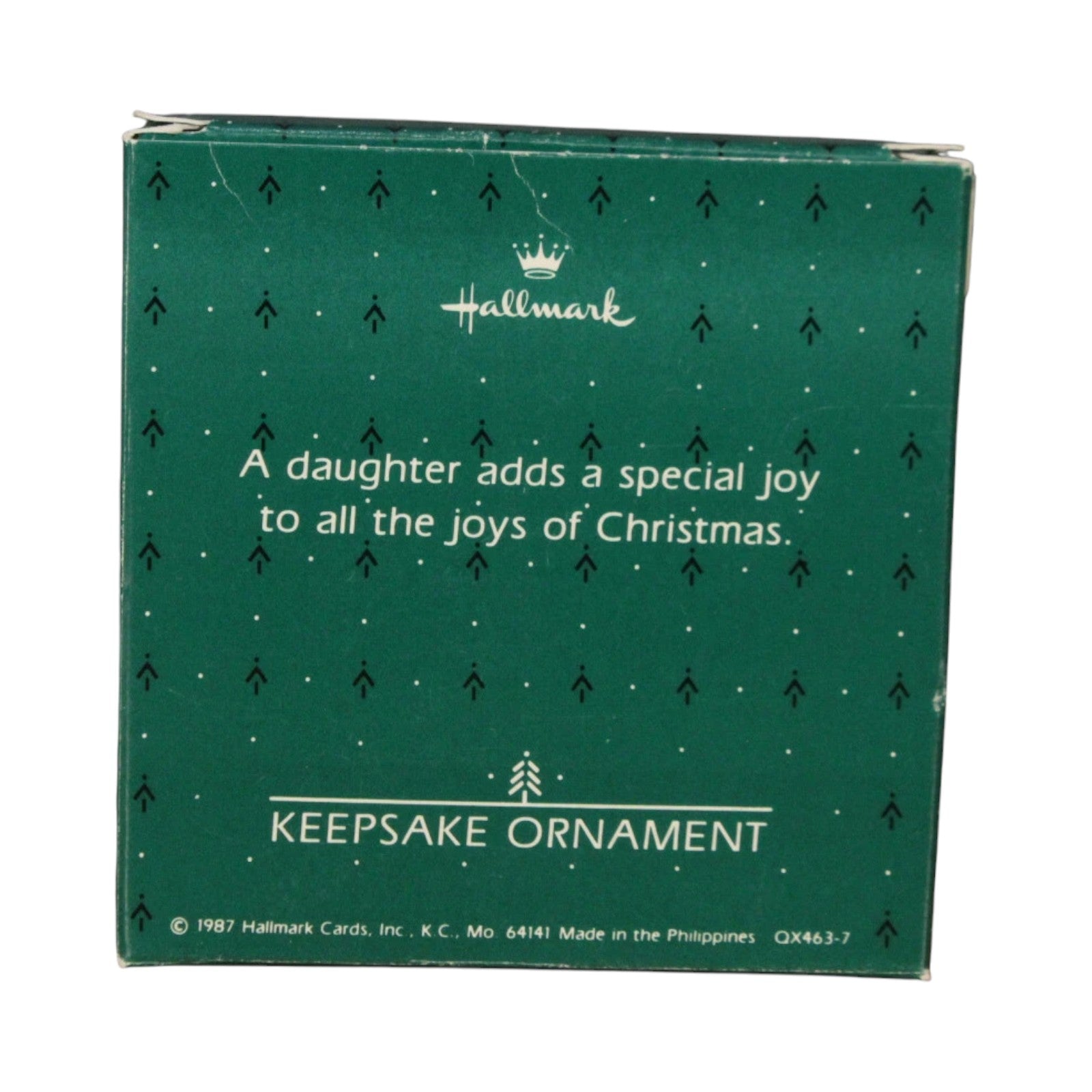 1987 Daughter Hallmark Ornament (Reindeer) QX4637 Image7