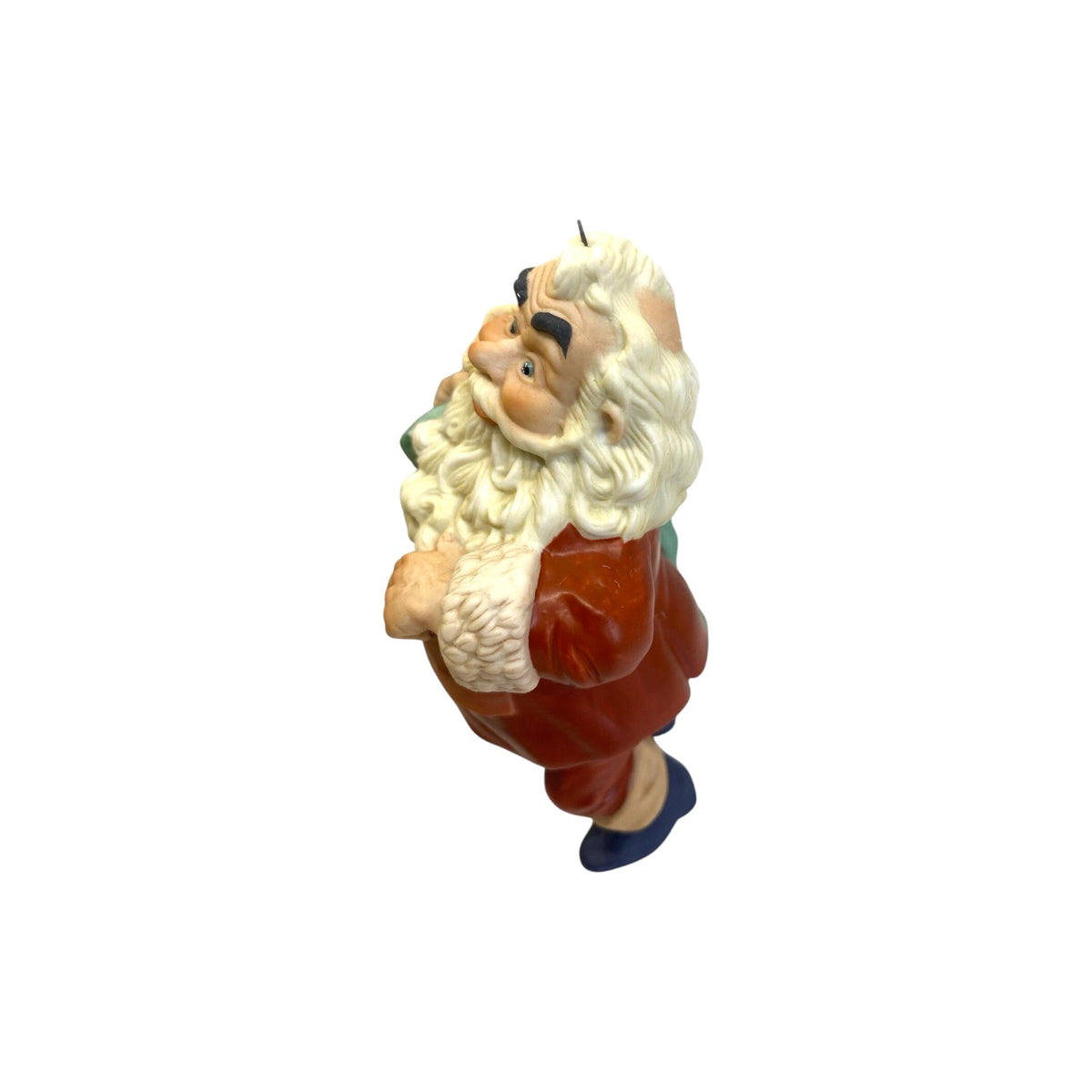 1987 Favorite Santa - Hand Painted Fine Porcelain (Santa Claus) QX445-7 Hallmark Ornament QX445-7 Image5