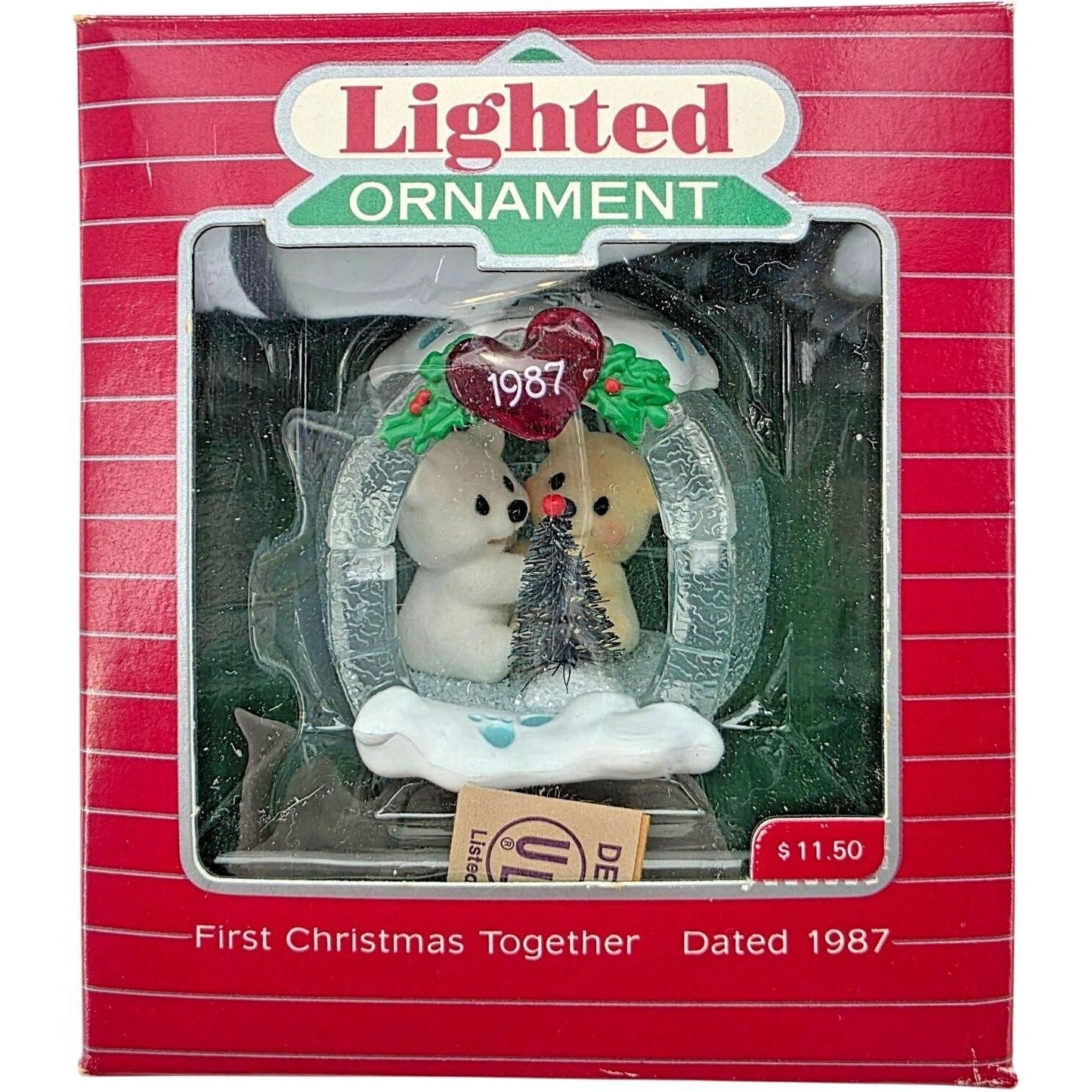 1987 First Christmas Together Hallmark Ornament (Polar Bear) QLX7087