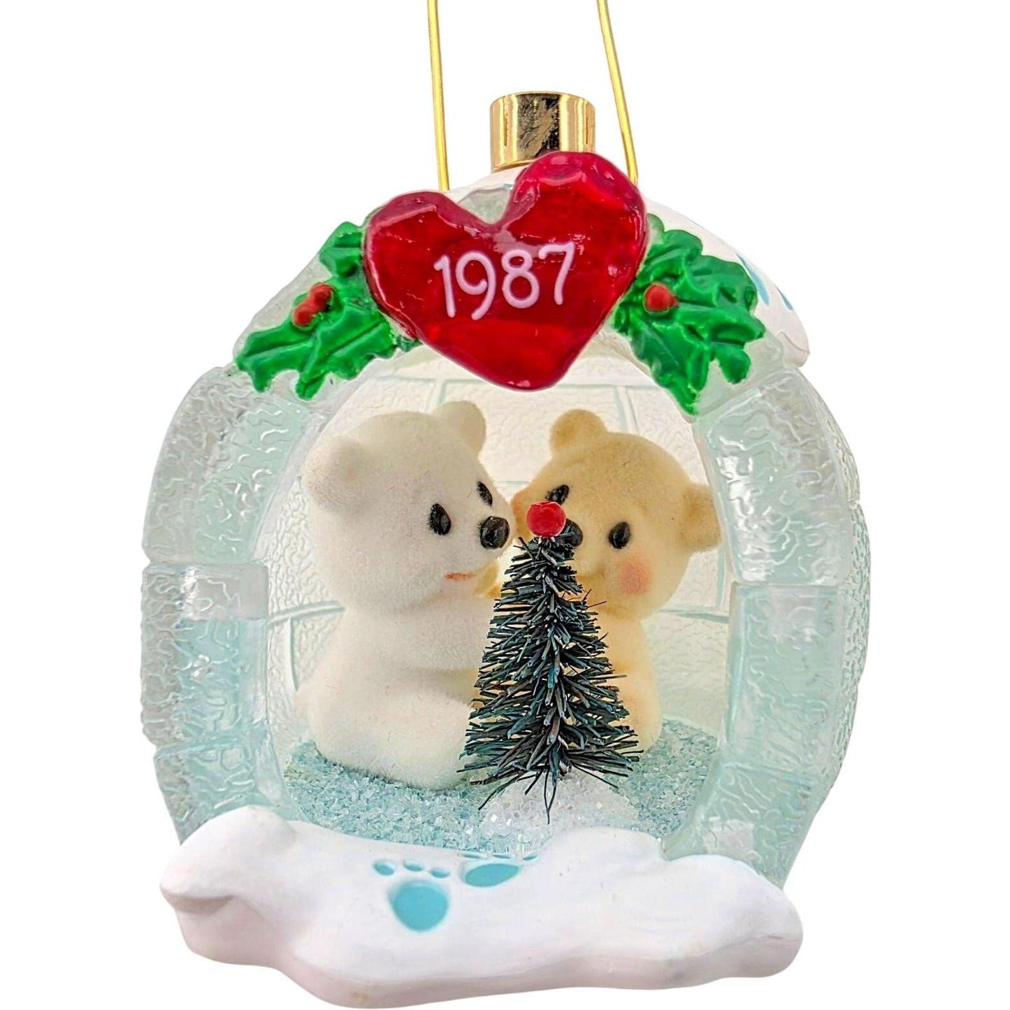 1987 First Christmas Together Hallmark Ornament (Polar Bear) QLX7087
