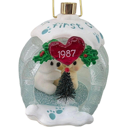 1987 First Christmas Together Hallmark Ornament (Polar Bear) QLX7087