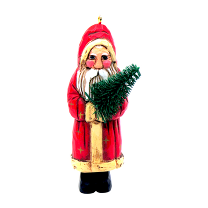 1987 Folk Art Santa Hallmark Ornament (Santa Claus) QX4749