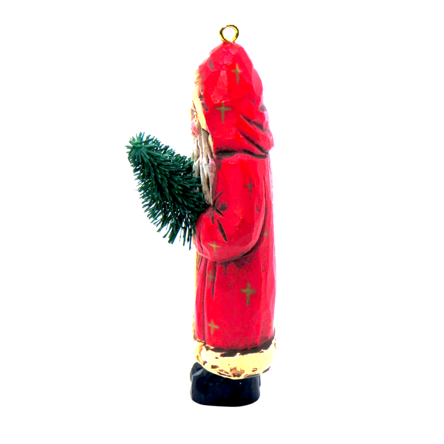 1987 Folk Art Santa Hallmark Ornament (Santa Claus) QX4749